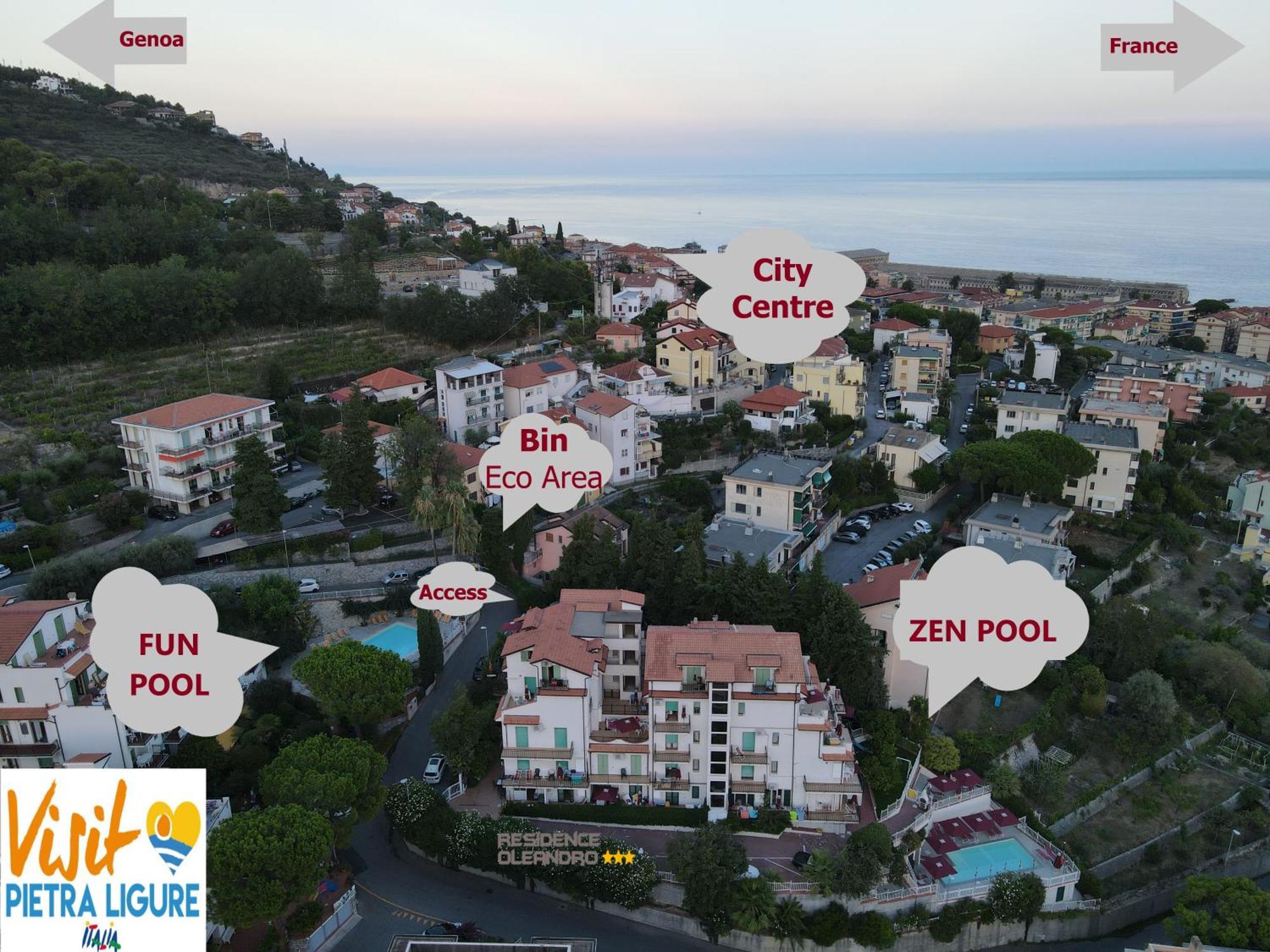 Residence Oleandro Pietra Ligure Exterior foto